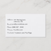 *~*のニューエイジの治療師の霊気の水晶ヨガの霊気のマスター 名刺 (裏面)