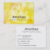 *~*のニューエイジの精神的な水晶ヨガの霊気のマスター 名刺 (正面/裏面)