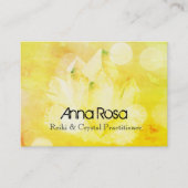 *~*のニューエイジの精神的な水晶ヨガの霊気のマスター 名刺 (正面)