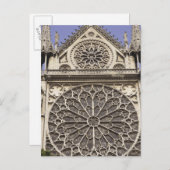 のノートルダムバラの南の大聖堂の窓 ポストカード (正面/裏面)