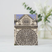 のノートルダムバラの南の大聖堂の窓 ポストカード (スタンド正面)