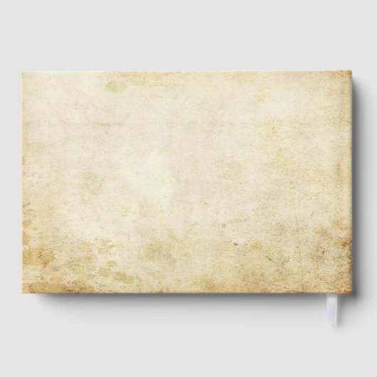 のハートぶら下がったツリーヴィンテージウェディングコレクション ゲストブック (裏面)