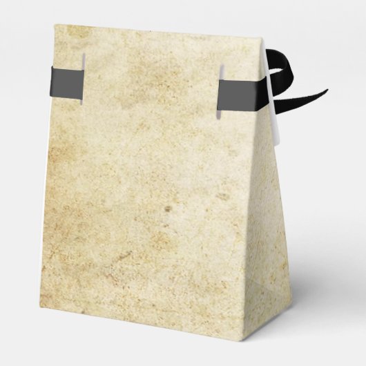 のハートぶら下がったツリーヴィンテージウェディングコレクション フェイバーボックス (裏面サイド)