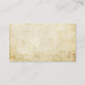 のハートぶら下がったツリーヴィンテージウェディングコレクション プレイスカード (裏面)