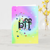 ～のハート カード (黄色い花)