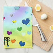 ～のハート キッチンタオル (四つ折り)