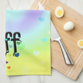 ~のハート キッチンタオル (四つ折り)