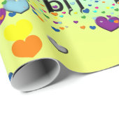 ～のハート ラッピングペーパー (ロールコーナー)