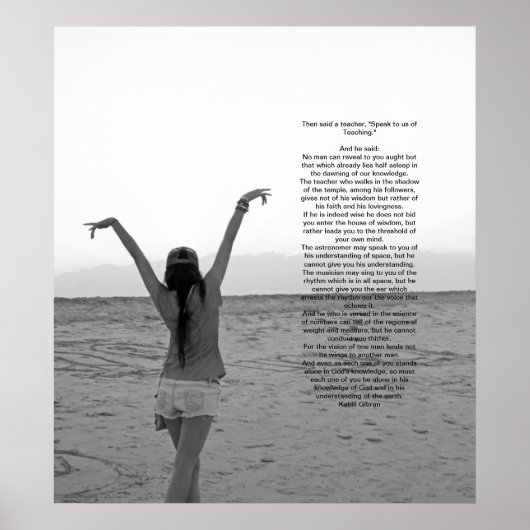 のバイカ教えフリル・ジブラン ポスター (正面)