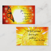 のバイブルのブックマークまたは読カード 名刺 (正面/裏面)