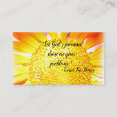 のバイブルのブックマークまたは読カード 名刺 (裏面)