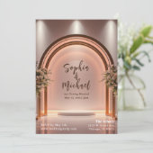 のバックラ結婚ンドマガジンの表紙 招待状 (スタンド正面)