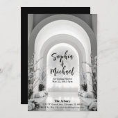 のバックラ結婚ンドマガジンカバー招待状 招待状 (正面/裏面)