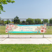 のバ結婚ナーピエレガントンクフローラティール（緑がかった色）金ゴールドドット 横断幕 (インサイチュ)