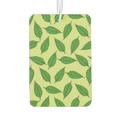 のパタ離れーン、葉のパターン、春離れの カーエアーフレッシュナー (裏面)