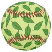 のパタ離れーン、葉のパターン、春離れの ソフトボール (正面)