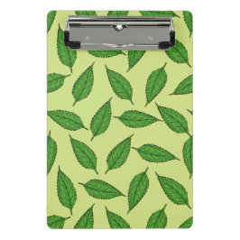 のパタ離れーン、葉のパターン、春離れの ミニクリップボード