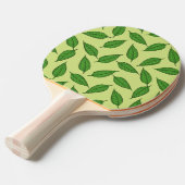 のパタ離れーン、葉のパターン、春離れの 卓球ラケット (正面アングル)
