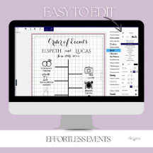 のパーソナライズされたタイムラ結婚イン記号、イベントの順序