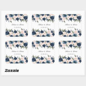 のパーソナライズされたラベルの結婚テンプレート スクエアシール (シート)