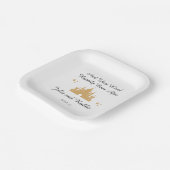 のパーソナライズされた後ずっと楽し結婚く ペーパープレート (傾斜あり)