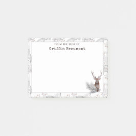 ～のパーソナライズされた机から鹿の狩り  ポストイット