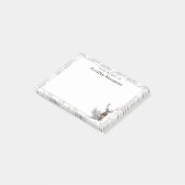 ～のパーソナライズされた机から鹿の狩り  ポストイット (アングル)