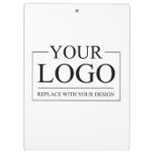 のパーソナライズされた結婚カスタムアイディアの追加ロゴ クリップボード (裏面)