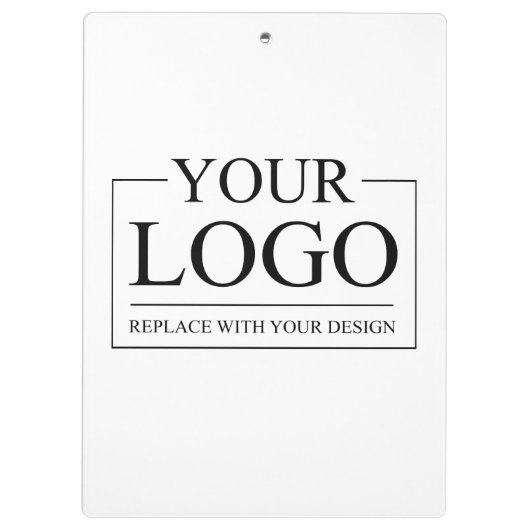 のパーソナライズされた結婚カスタムアイディアの追加ロゴ クリップボード (裏面)