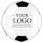 のパーソナライズされた結婚カスタムアイディアの追加ロゴ サッカーボール (正面)