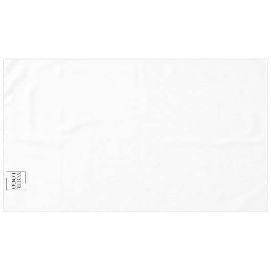 のパーソナライズされた結婚カスタムアイディアの追加ロゴ テーブルクロス (正面(横))