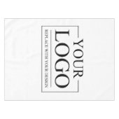 のパーソナライズされた結婚カスタムアイディアの追加ロゴ テーブルクロス (正面(横))