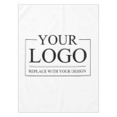 のパーソナライズされた結婚カスタムアイディアの追加ロゴ テーブルクロス (正面)