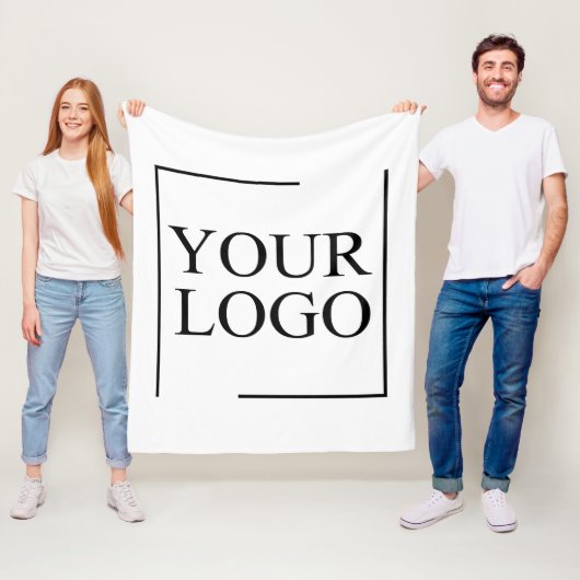 のパーソナライズされた結婚カスタムアイディアの追加ロゴ フリースブランケット (インサイチュ)