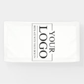 のパーソナライズされた結婚カスタムアイディアの追加ロゴ 横断幕 (横)