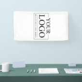 のパーソナライズされた結婚カスタムアイディアの追加ロゴ 横断幕 (トレードショー)