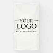 のパーソナライズされた結婚カスタムアイディアの追加ロゴ 横断幕 (縦)