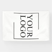 のパーソナライズされた結婚カスタムアイディアの追加ロゴ 横断幕 (横)