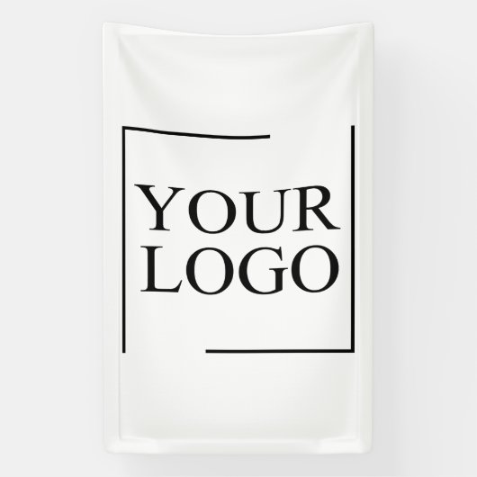 のパーソナライズされた結婚カスタムアイディアの追加ロゴ 横断幕 (縦)