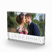 のパーソナライズされた結婚フォトブロック フォトブロック (右)