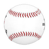 のパーソナライズされた結婚groomsmenリングや輪の好意 野球ボール (正面)