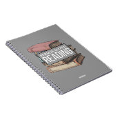 のパーソナライズされた読ノート ノートブック (右側)