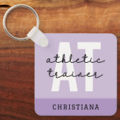 ~のパーソナライズされた運動指導者 キーホルダー (正面)