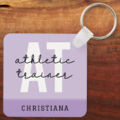 ~のパーソナライズされた運動指導者 キーホルダー (裏面)