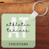 ～のパーソナライズされた運動指導者 キーホルダー (裏面)