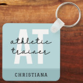 ～のパーソナライズされた運動指導者 キーホルダー (裏面)