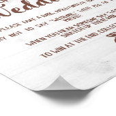 のヒマワリ結婚のブライダルシャワー ポスター (角)