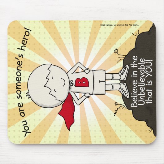 のヒーロー マウスパッド (正面)