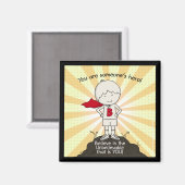 のヒーロー マグネット (正面/裏面)