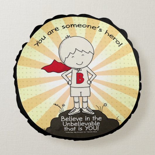 のヒーロー ラウンドクッション (正面)